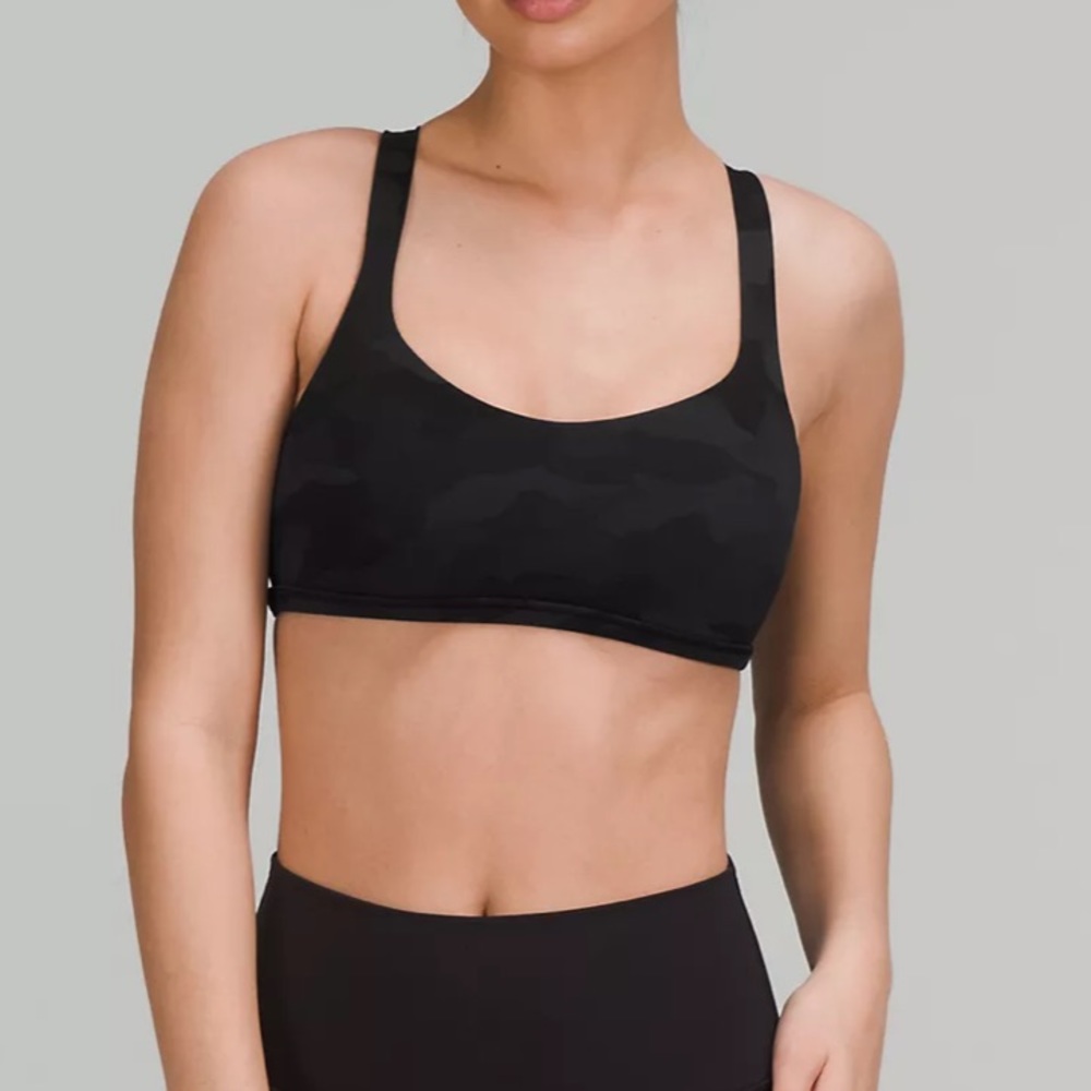 Lululemon Free To Be Bra Light Support B/C cup Size 4 Heritage Camo